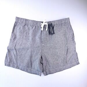 Vineyard Vines Mens XXL Linen Shorts Nautical Navy Striped Surfside Coast NWT